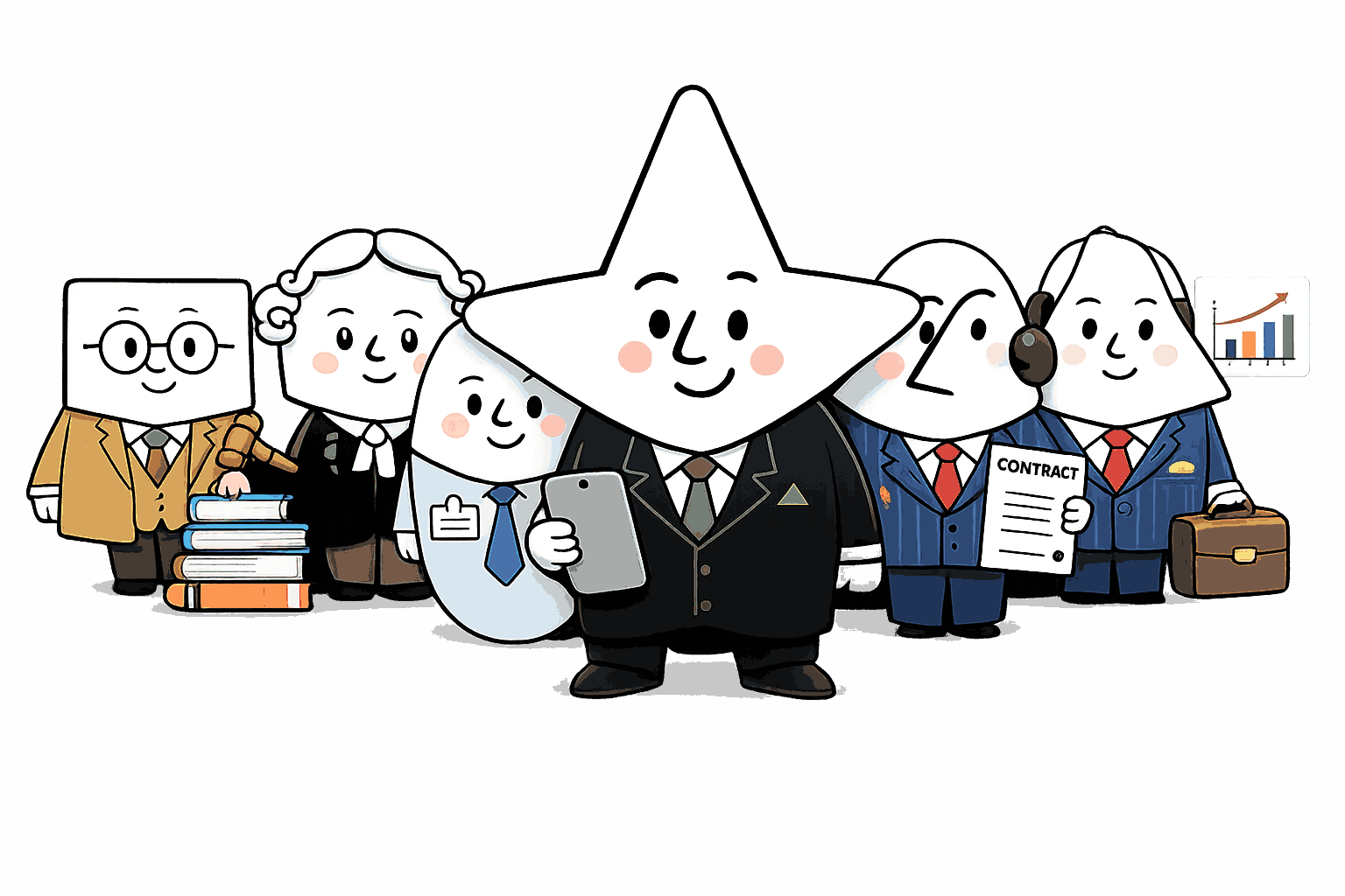 Future legal careers illustration