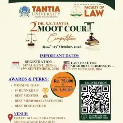2nd Dr. S.S. Tantia Moot Court Competition 2026