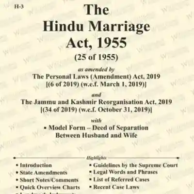 Hindu Marriage Act, 1955 – Bare Act PDF Download