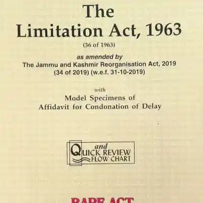 Limitation Act, 1963 – Bare Act PDF Download